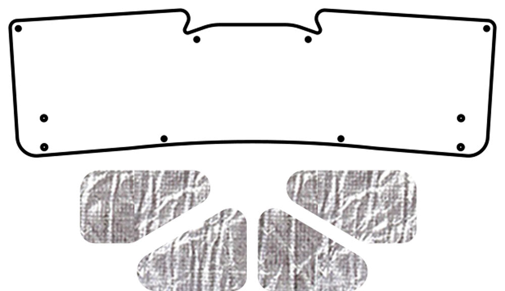 1968-1974 AMC Javelin Hardtop Coupe Trunk Lid Liner & Insulation Kit by QuietRide