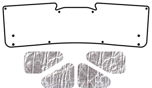 1968-1974 AMC Javelin Hardtop Coupe Trunk Lid Liner & Insulation Kit by QuietRide