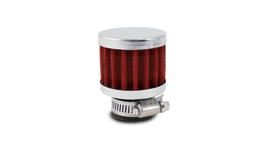Vibrant Performance 2164 Crankcase Breather Filter w/Chrome Filter Cap 2.125 in. O.D. Cone; 2.625 in. Tall; 0.75 in. I.D.