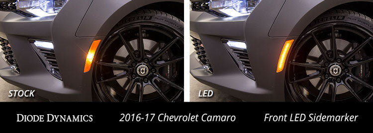 Diode Dynamics LED Sidemarkers Smoked Set For 2016-2022 Camaro DD5063