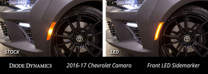 Diode Dynamics LED Sidemarkers Smoked Set For 2016-2022 Camaro DD5063