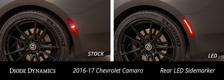 Diode Dynamics LED Sidemarkers Smoked Set For 2016-2022 Camaro DD5063
