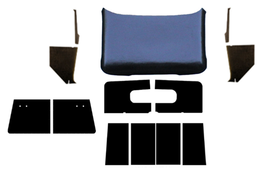 1933-1935 Dodge HC Series and KC Series Regular Cab Truck ABS Complete Interior Panel Kit by QuietRide