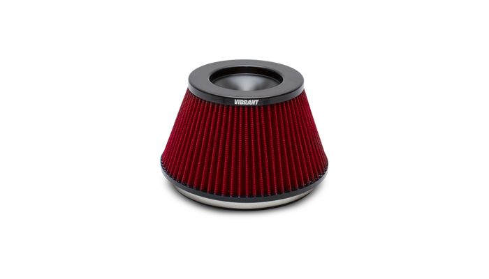 Vibrant Performance 10960 Air Filter 5 in. O.D. Cone x 3-0.625 in. Tall x 6 in. I.D.