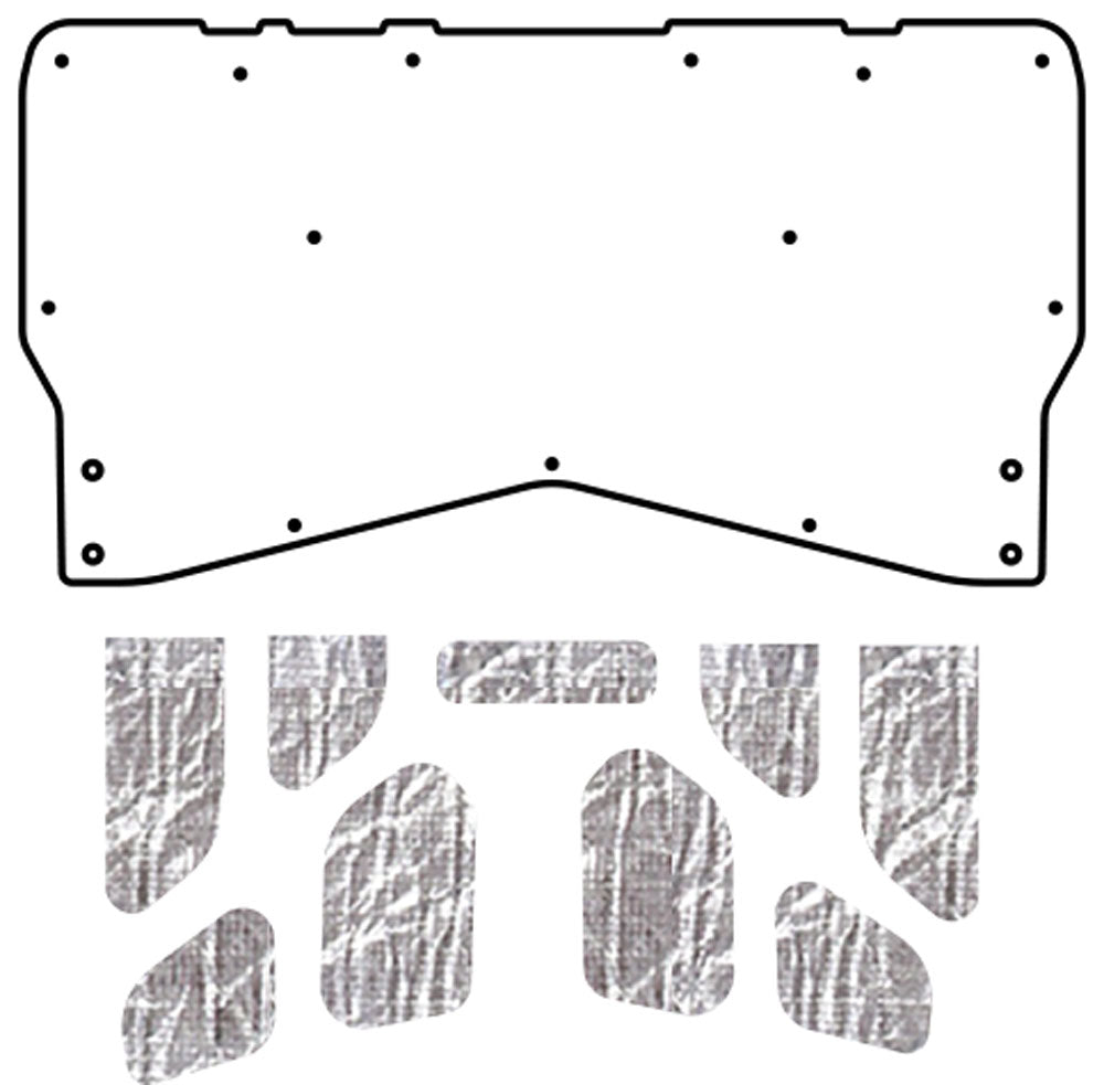 1973-1977 Chevrolet Monte Carlo Coupe Trunk Lid Liner & Insulation Kit by QuietRide