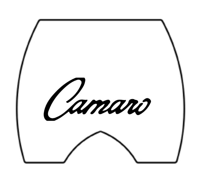 1970-1981 Chevrolet Camaro Coupe, Convertible, Camaro Logo Rubber Trunk Mat (Mat Only) by QuietRide (GMF 7081C-CI-TRFM-G-022)