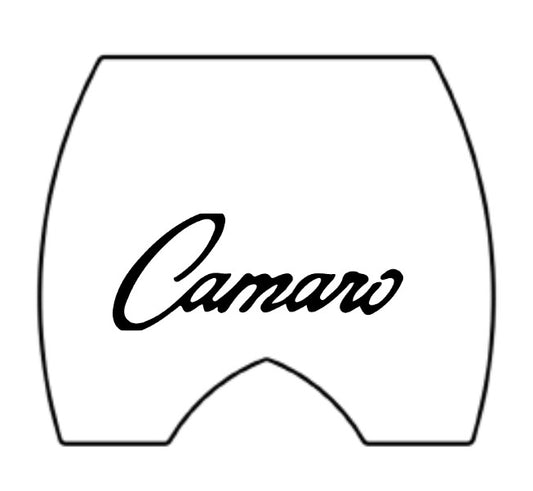 1970-1981 Chevrolet Camaro Coupe, Convertible, Camaro Logo Rubber Trunk Mat with Insulation Kit by QuietRide (GMF 7081C-CI-TRFMK-G-022)