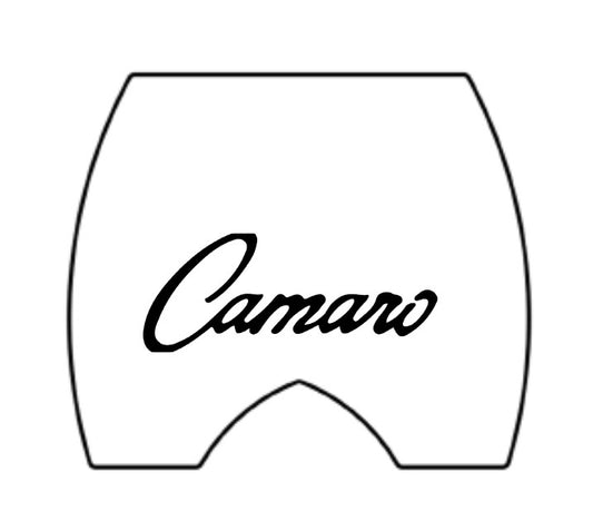1970-1981 Chevrolet Camaro Coupe, Convertible, Camaro Logo Rubber Trunk Mat (Mat Only) by QuietRide (GMF 7081C-F-TRFM-G-022)
