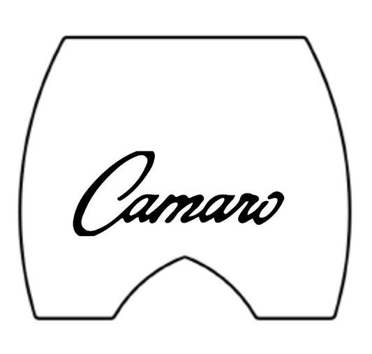 1970-1981 Chevrolet Camaro Coupe, Convertible, Camaro Logo Rubber Trunk Mat with Insulation Kit by QuietRide (GMF 7081C-F-TRFMK-G-022)