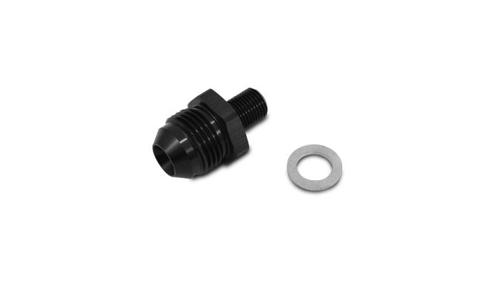 Vibrant Performance 16645 AN to Metric Straight Adapter; Size: -12AN Metric: 20mm x 1.5