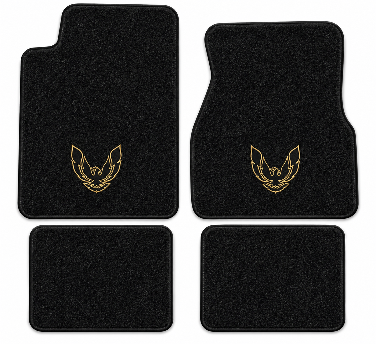1993-2002 Pontiac Firebird Molded Cutpile Floor Mats with Embroidered Logo Choices - 4-Piece - product details image 10