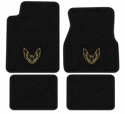 1993-2002 Pontiac Firebird Molded Cutpile Floor Mats with Embroidered Logo Choices - 4-Piece - product details image 10