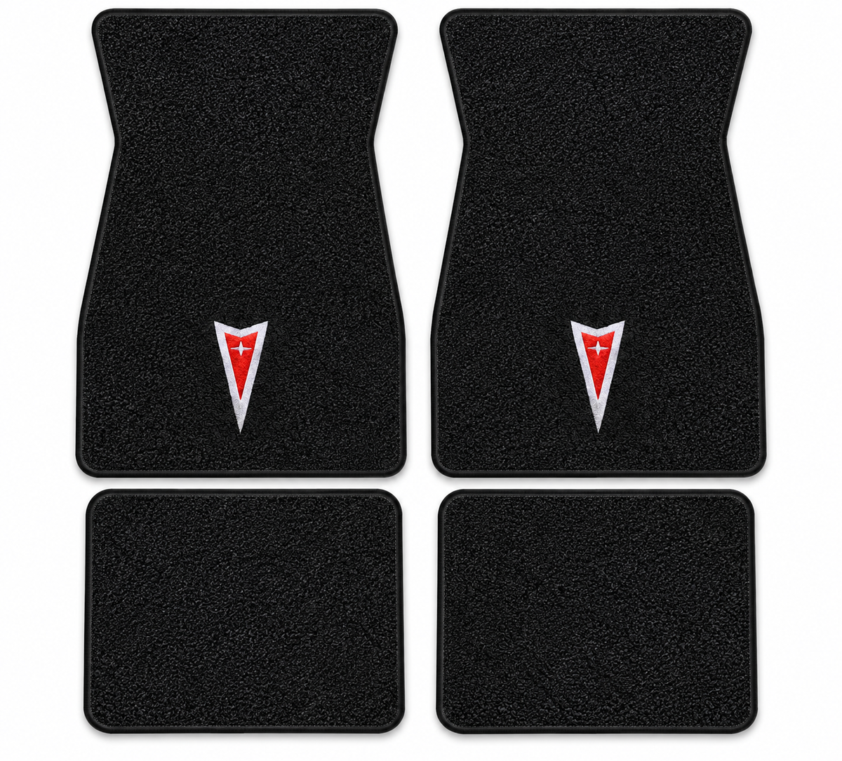 1967-1973 Pontiac Firebird Loop Floor Mats with Embroidered Logo Choices - 4-Piece - product details image 12