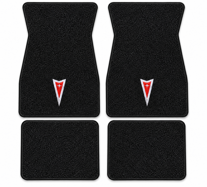 1967-1973 Pontiac Firebird Loop Floor Mats with Embroidered Logo Choices - 4-Piece - product details image 12