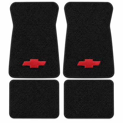 1971-1973 Chevy Impala Loop Floor Mats with Embroidered Logo Choices - 4-Piece - product details image 14