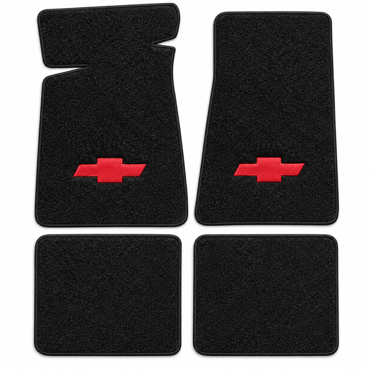 1982-1988 Chevy Monte Carlo Cutpile Floor Mats with Embroidered Logo Choices - 4-Piece - product details image 13