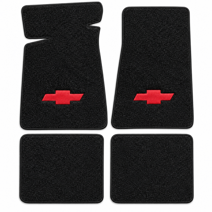 1982-1988 Chevy Monte Carlo Cutpile Floor Mats with Embroidered Logo Choices - 4-Piece - product details image 13