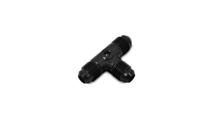 Vibrant Performance 16546 Male AN Flare Tee Fitting with 1/8" NPT Port; Size: -6AN