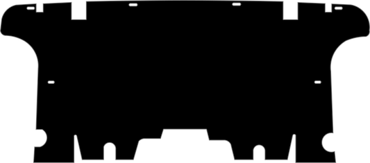 1967-1968 Ford Mustang Coupe ABS Seat Divider/Insulated by QuietRide