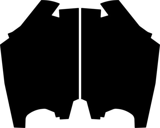 1967-1968 Ford Mustang Fastback ABS Fastback Fender Wedgee by QuietRide