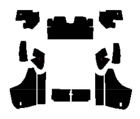 1969-1970 Ford Mustang Convertible Convertible Body Panel Insulation & Sound Deadener Kit by QuietRide