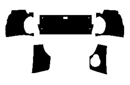 1994-2004 Ford Mustang Convertible Convertible Body Panel Insulation & Sound Deadener Kit by QuietRide