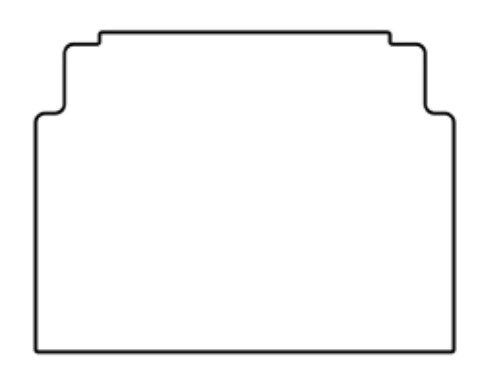 1994-2004 Ford Mustang Coupe, Convertible Rubber Trunk Mat (Mat Only) by QuietRide