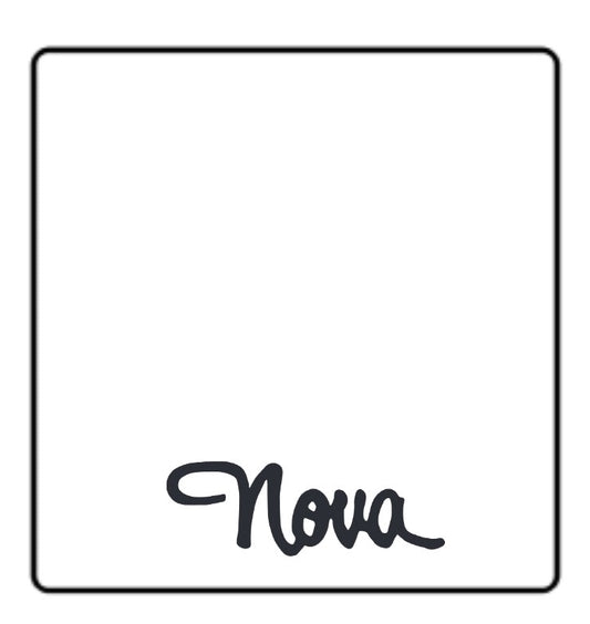 1962-1967 Chevrolet Chevy II and Nova Sedan, Coupe, Convertible, Nova Logo Rubber Trunk Mat (Mat Only) by QuietRide