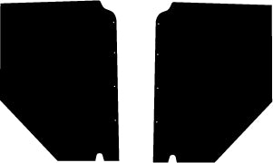 1935-1936 Oldsmobile F-35 Series and L-35 Series Coupe, Convertible, Sedan ABS Cowl Panel Set with binding tape by QuietRide