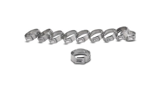 Vibrant Performance 12273 300 Series Stainless Steel Pinch Clamps 9.4-11.9mm
