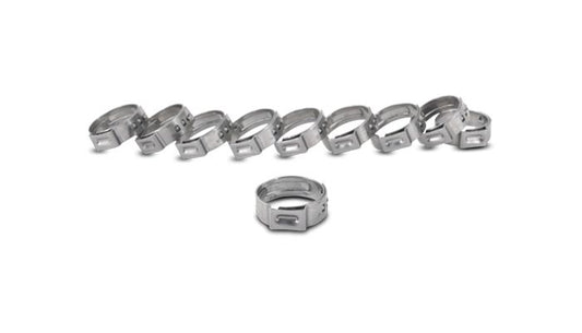 Vibrant Performance 12275 300 Series Stainless Steel Pinch Clamps 12.8-15.3mm