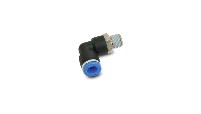 Vibrant Performance Male Elbow Fitting, for 1/4" O.D. Tubing (1/2" NPT Thread)