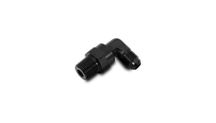 Vibrant Performance 11356 -8AN to 1/4"NPT Male Swivel 90 Degree Adapter Fitting