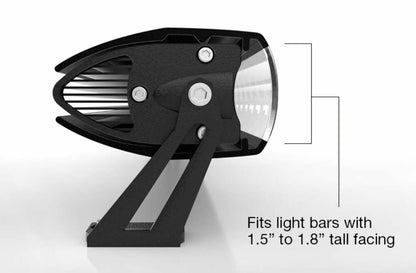 AeroLidz DUL 104 Smoked 52/50 Inch Dual Row Led Light Bar Cover