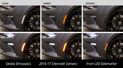 Diode Dynamics LED Sidemarkers Smoked Set For 2016-2022 Camaro DD5063