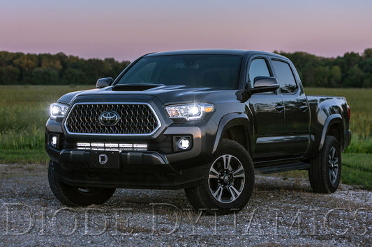 Diode Dynamics SS3 LED Fog Light Kit for 2016-19 Tacoma Yellow SAE/DOT