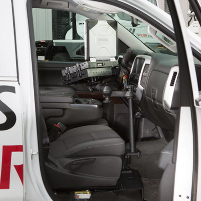 RAM MOUNTS No-Drill Laptop Mount for '14-19 Chevrolet Silverado + More