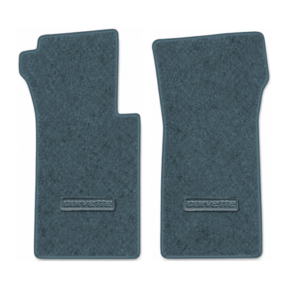 Illustration of 1966 Chevrolet Corvette floor mats with the #D008 Die-Electric 1976-82 Corvette l...