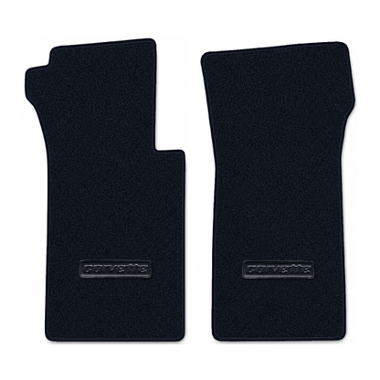 Illustration of 1966 Chevrolet Corvette floor mats with the #D008 Die-Electric 1976-82 Corvette l...