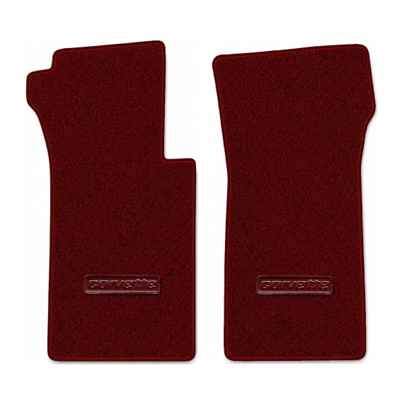 Illustration of 1966 Chevrolet Corvette floor mats with the #D008 Die-Electric 1976-82 Corvette l...