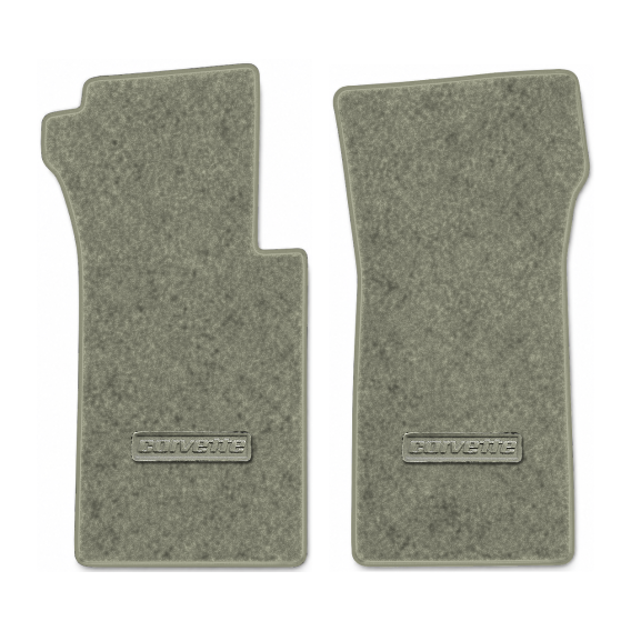 Illustration of 1967 Chevrolet Corvette floor mats with the #D008 Die-Electric 1976-82 Corvette l...