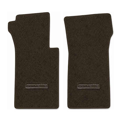 Illustration of 1967 Chevrolet Corvette floor mats with the #D008 Die-Electric 1976-82 Corvette l...