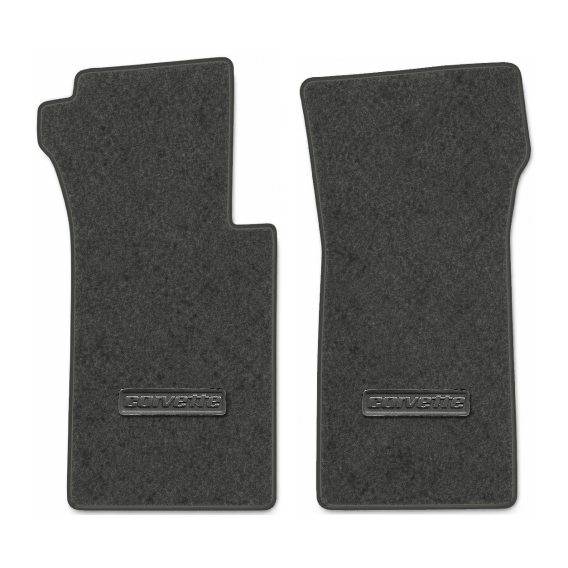 Illustration of 1966 Chevrolet Corvette floor mats with the #D008 Die-Electric 1976-82 Corvette l...