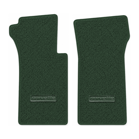 Illustration of 1967 Chevrolet Corvette floor mats with the #D008 Die-Electric 1976-82 Corvette l...