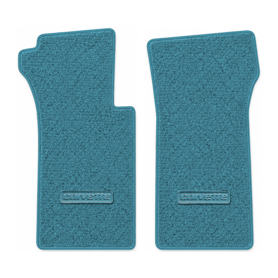 Illustration of 1966 Chevrolet Corvette floor mats with the #D008 Die-Electric 1976-82 Corvette l...