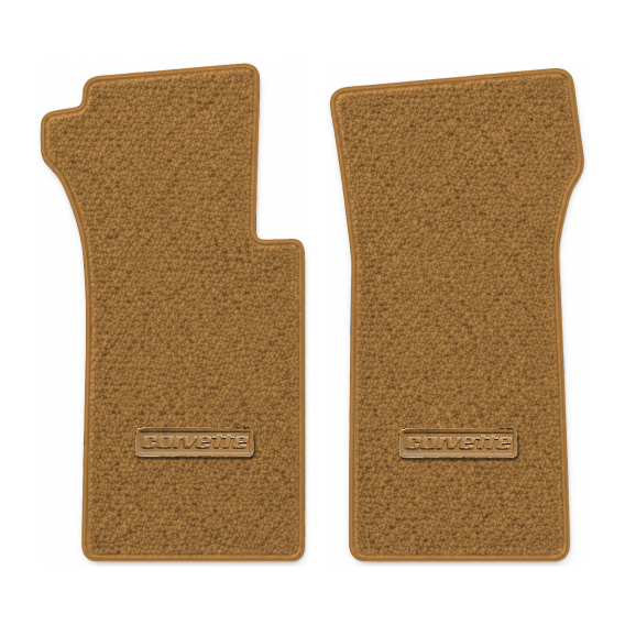 Illustration of 1967 Chevrolet Corvette floor mats with the #D008 Die-Electric 1976-82 Corvette l...