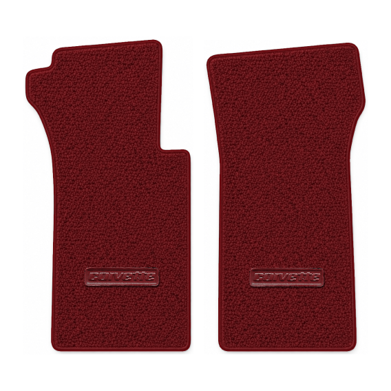 Illustration of 1966 Chevrolet Corvette floor mats with the #D008 Die-Electric 1976-82 Corvette l...