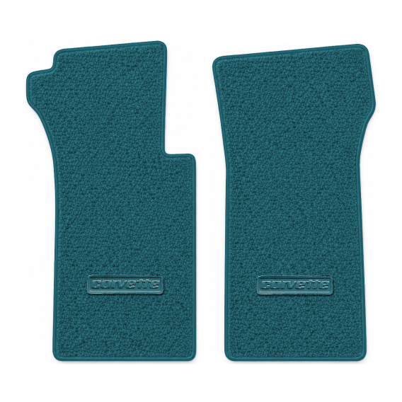 Illustration of 1967 Chevrolet Corvette floor mats with the #D008 Die-Electric 1976-82 Corvette l...