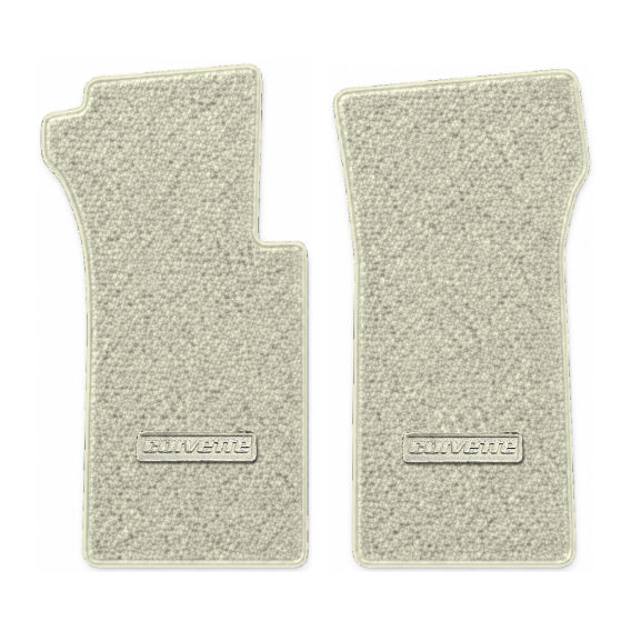 Illustration of 1967 Chevrolet Corvette floor mats with the #D008 Die-Electric 1976-82 Corvette l...