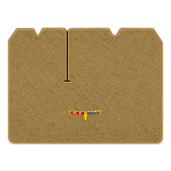 Illustration of 1982 Chevrolet Corvette cargo mat with the #12 Corvette Flags logo in Cutpile 703...